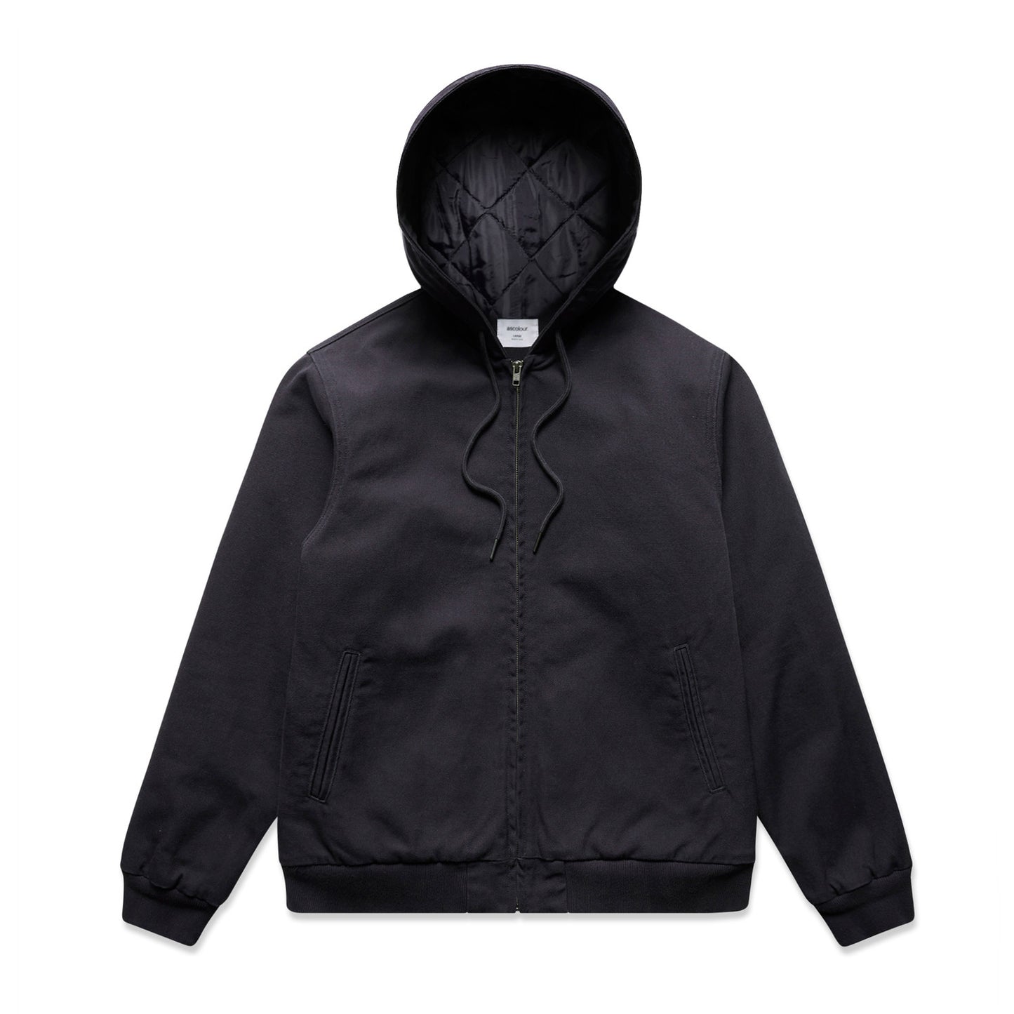 5532 Canvas Bomber Hood Jacket