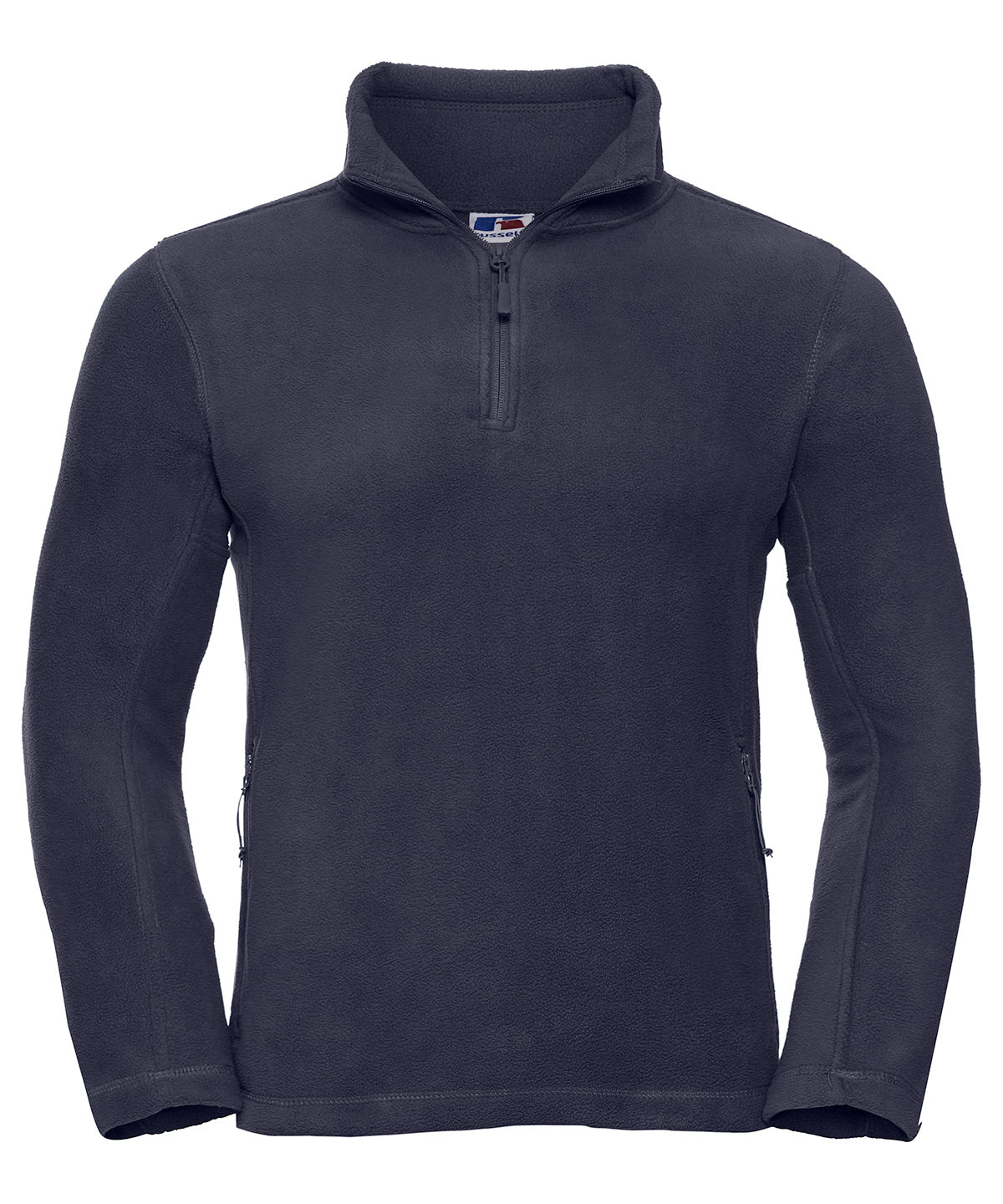 ¼-zip outdoor fleece - French Navy