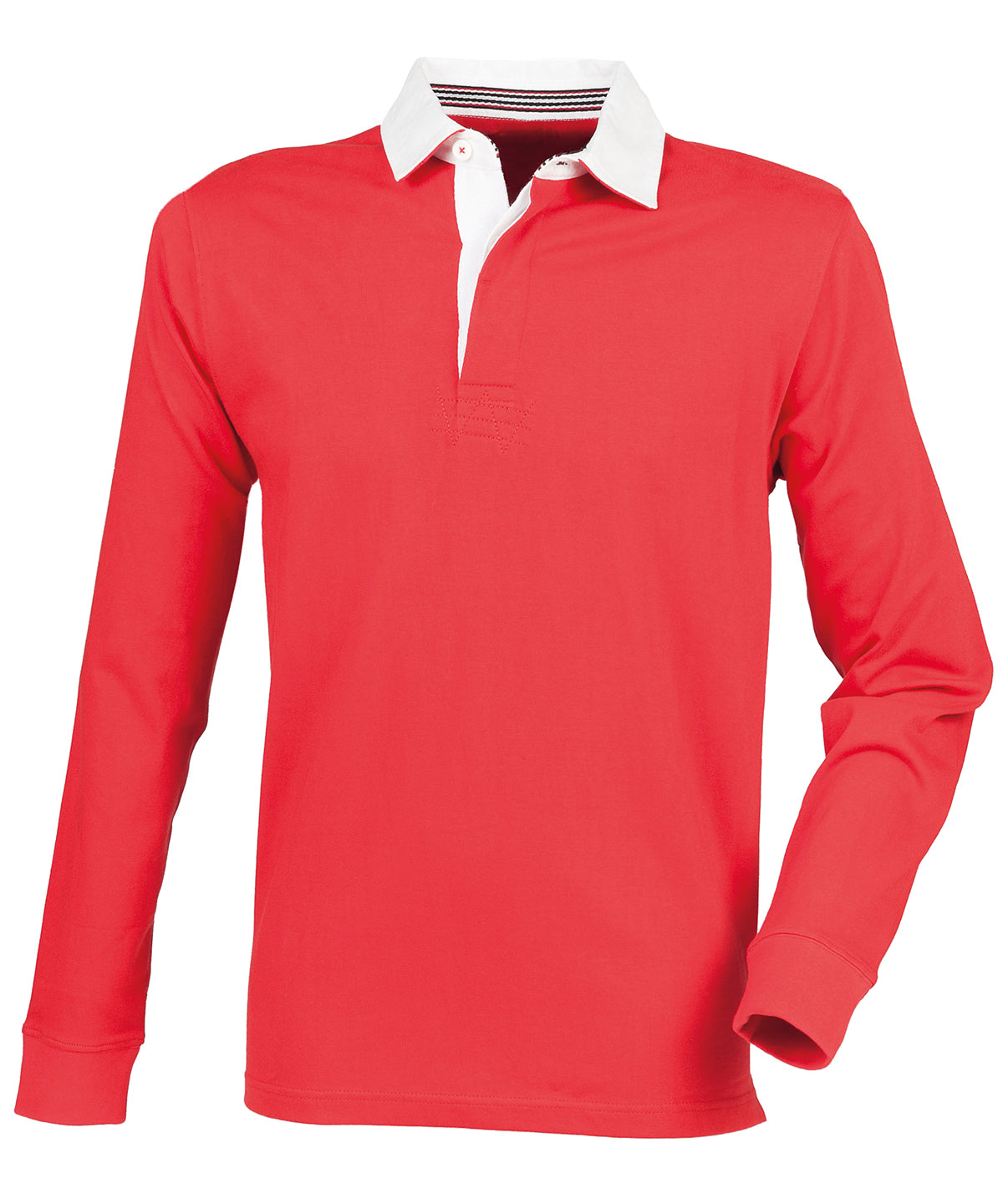 Premium superfit rugby shirt - Red