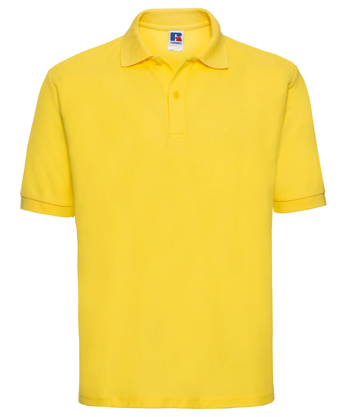 Classic polycotton polo - Yellow