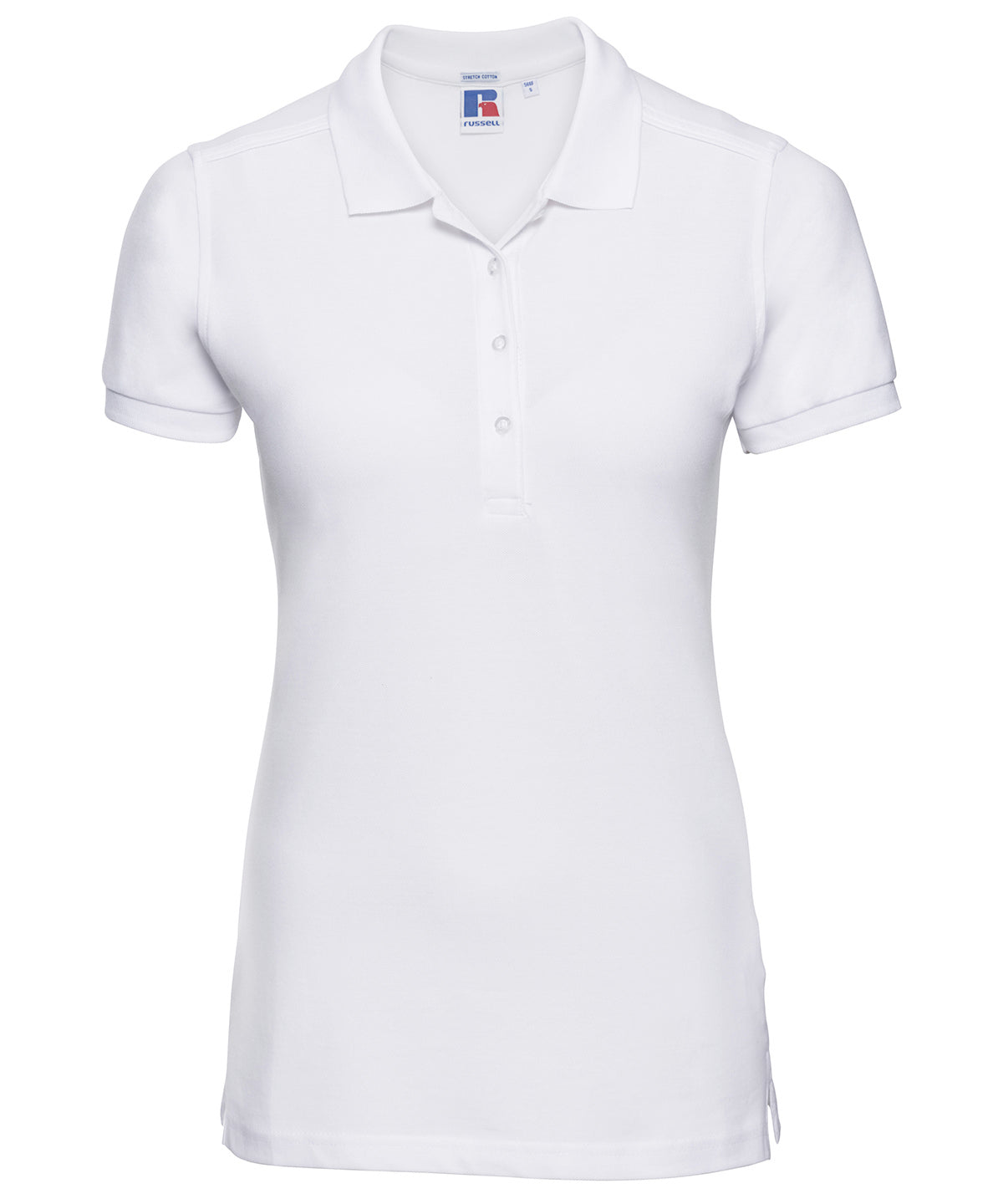 Women's stretch polo - White
