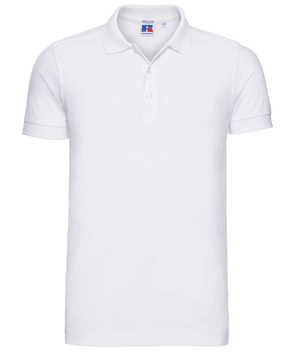 Stretch polo - White