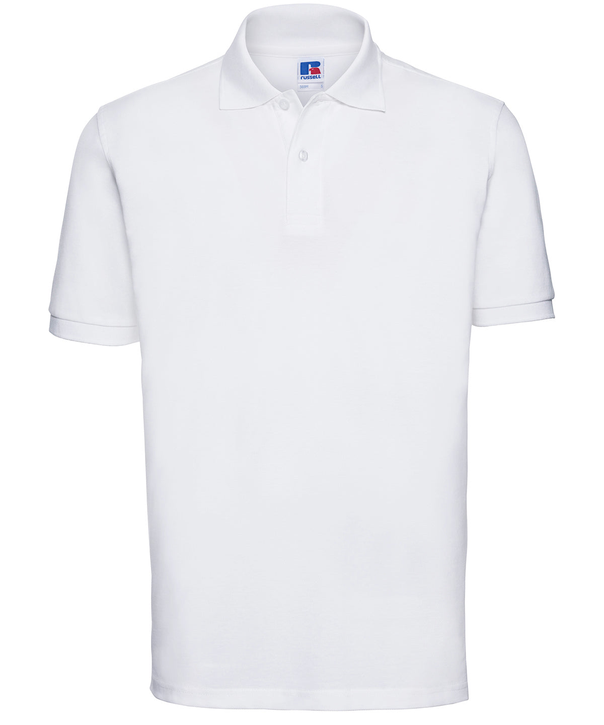 Classic cotton piqué polo - White*