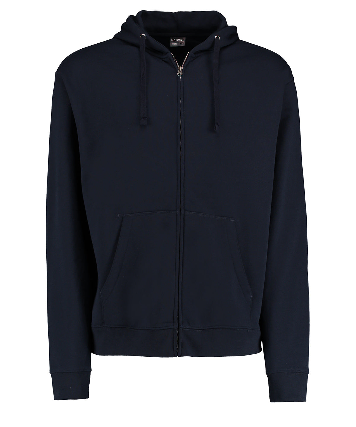 Klassic hooded zipped jacket Superwash® 60° long sleeve (regular fit) - Navy