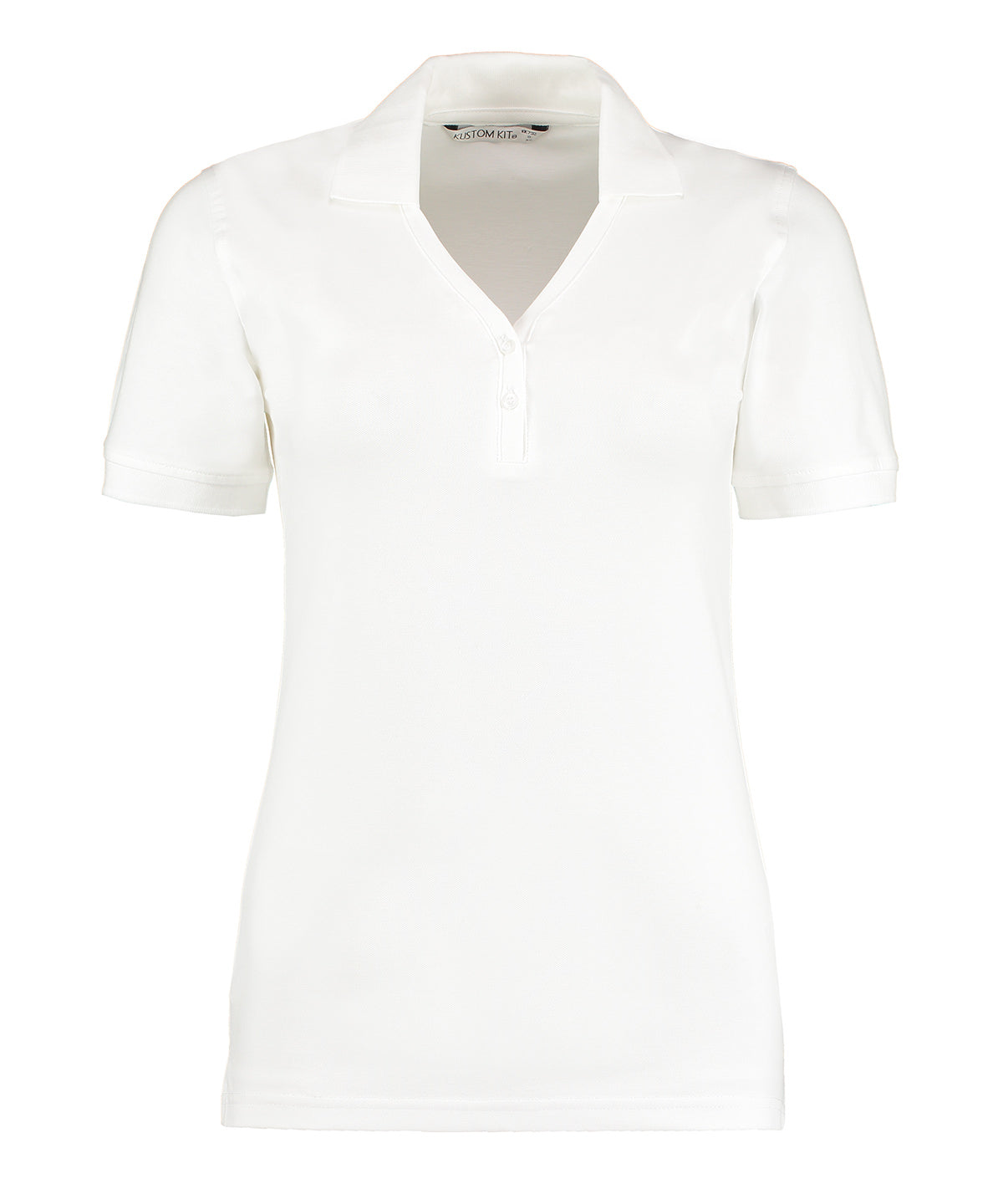 Sophia v-neck polo (regular fit) - White
