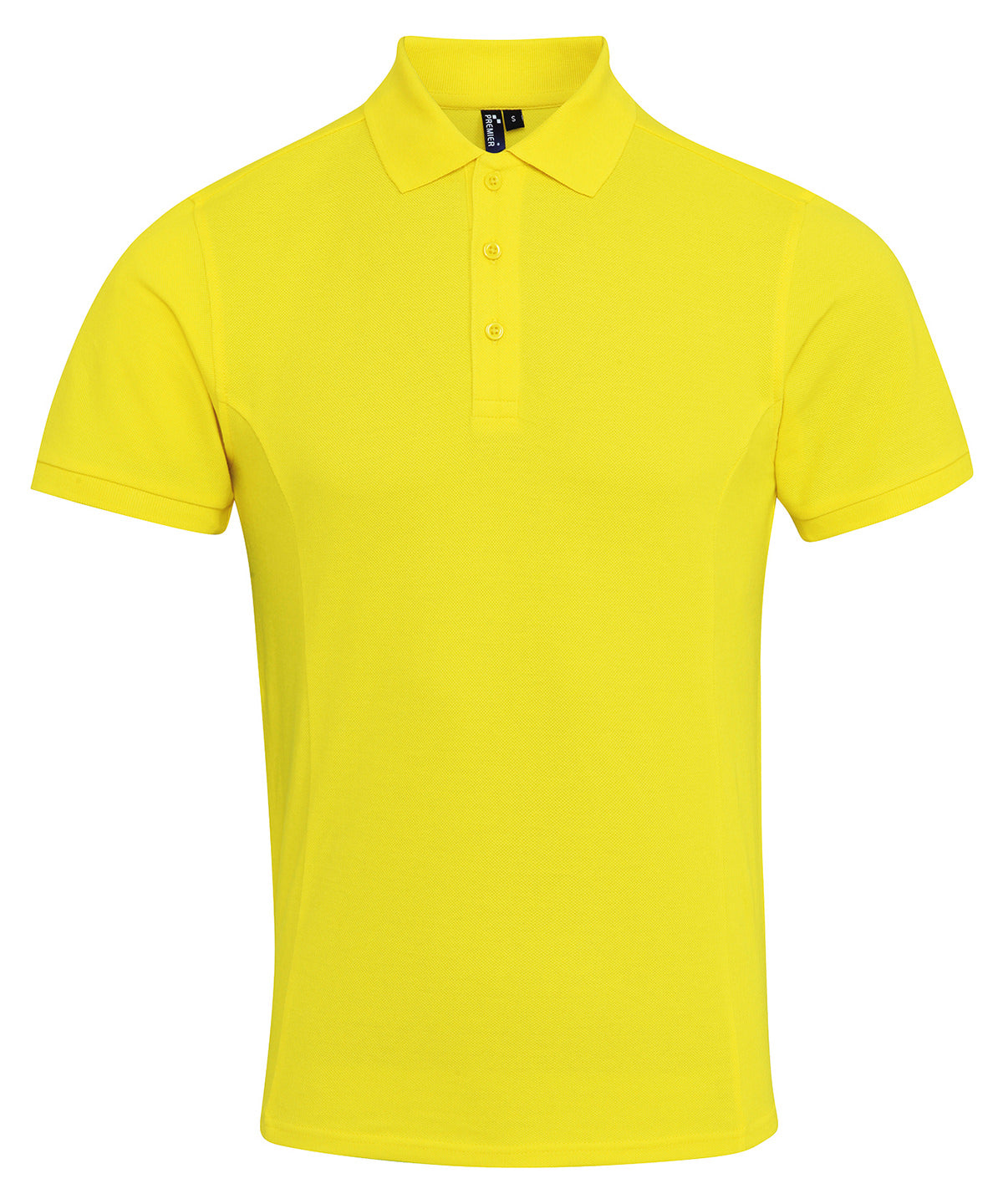 Coolchecker® plus piqué polo - Yellow