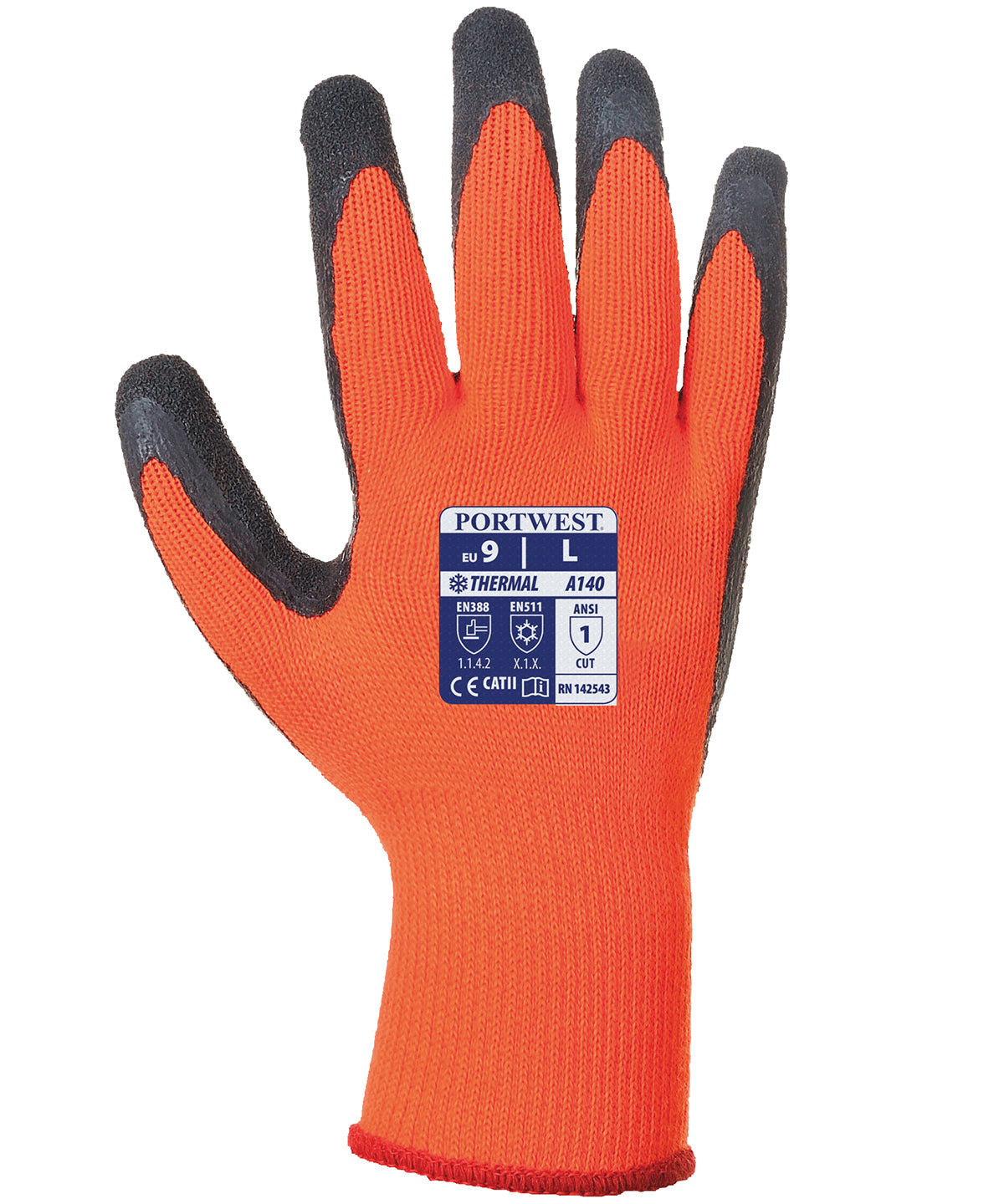 Thermal grip glove (A140) - Orange