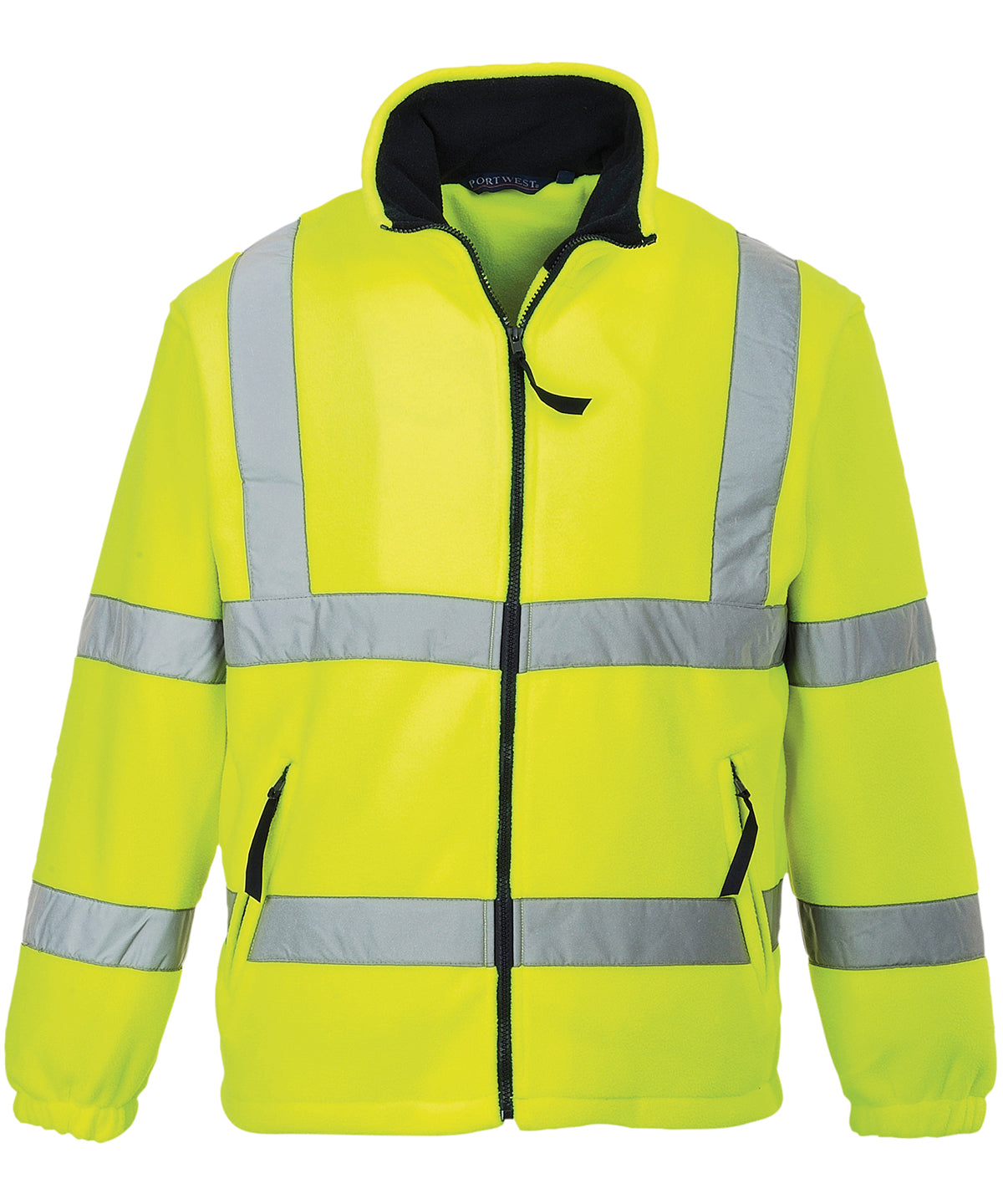 Hi-vis mesh-lined fleece (F300) - Yellow