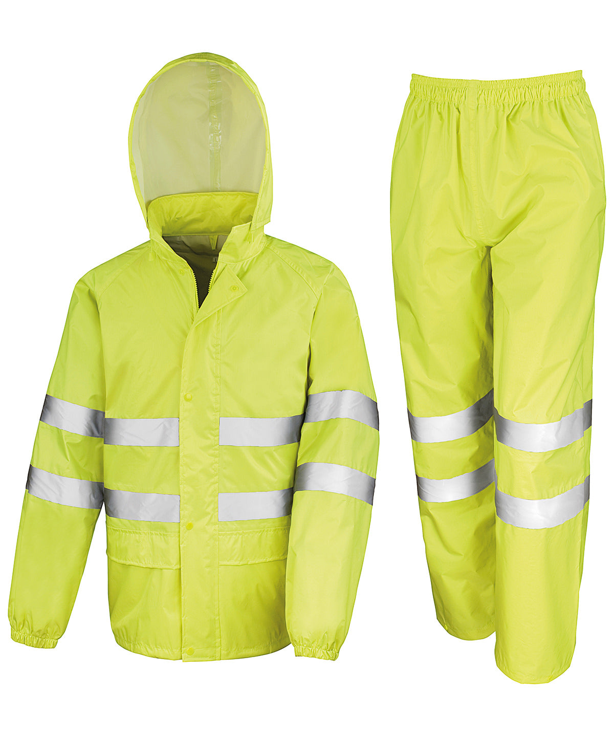 High-viz waterproof suit - Yellow