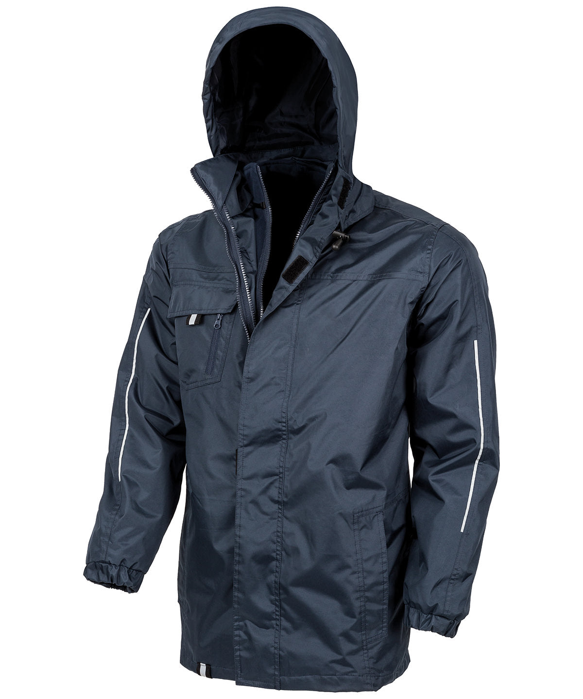 3-in1 CORE transit jacket with printable softshell inner - Navy