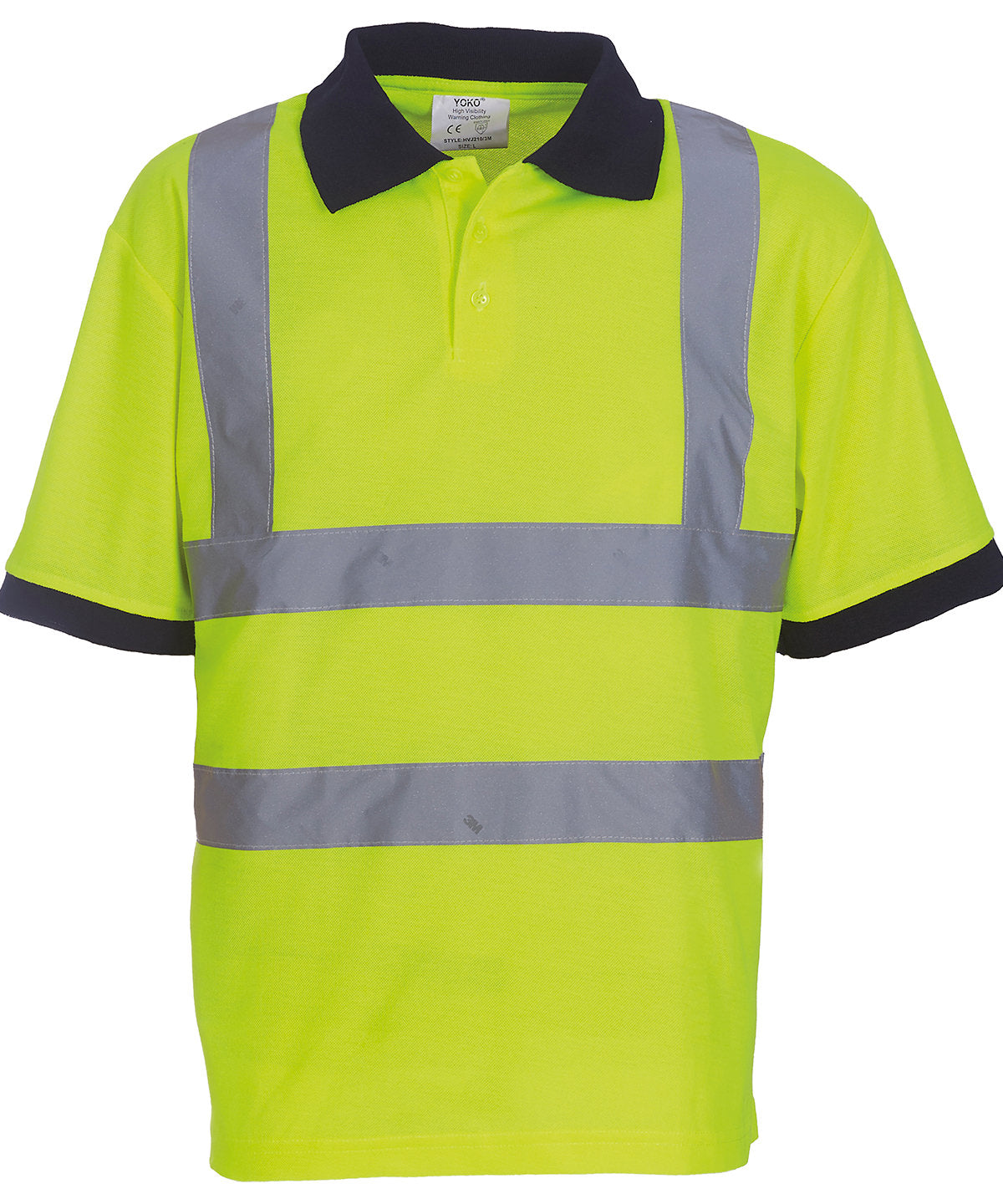 Hi-vis short sleeve polo (HVJ210) - Yellow