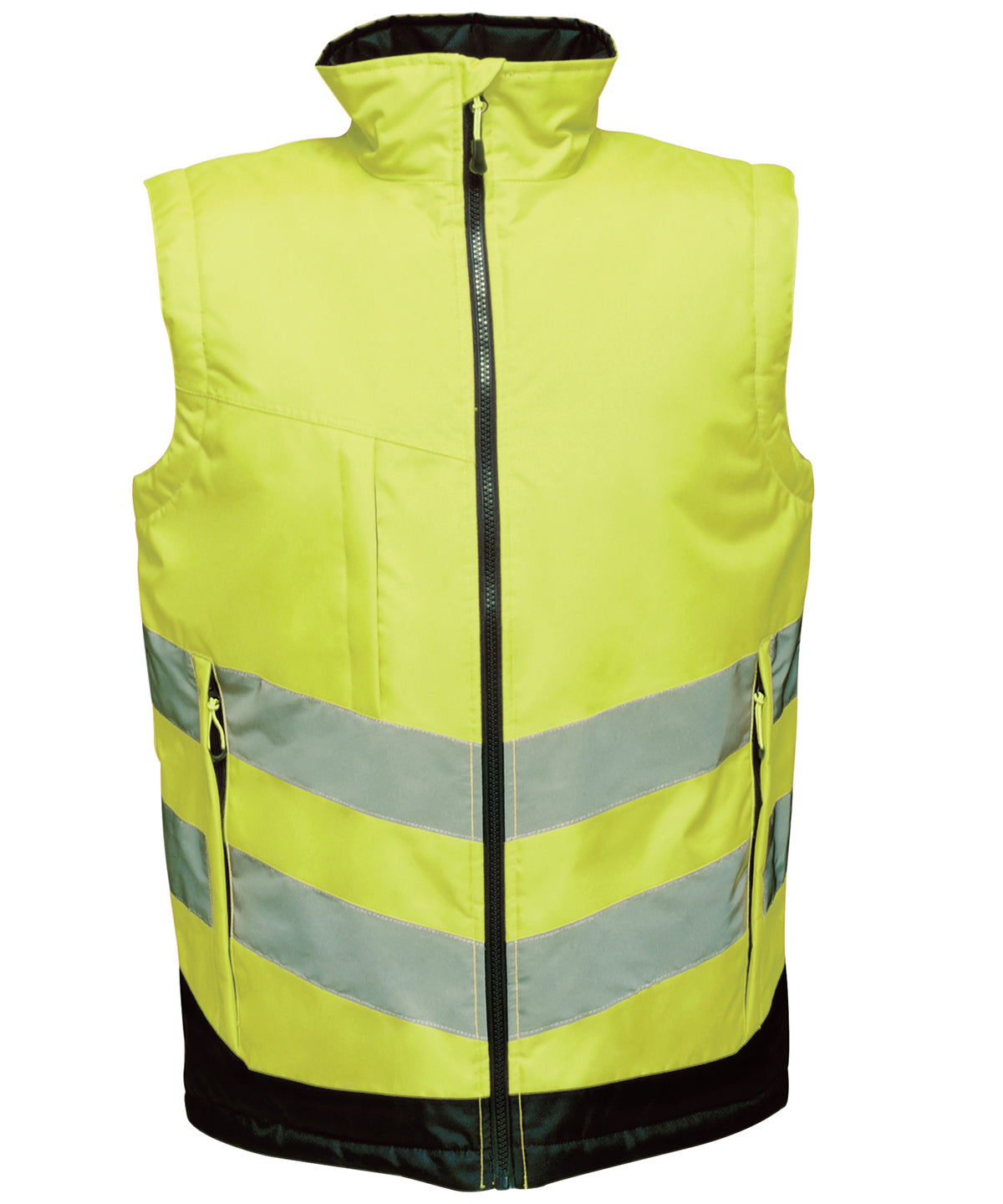 High-vis pro bodywarmer - Yellow/Navy
