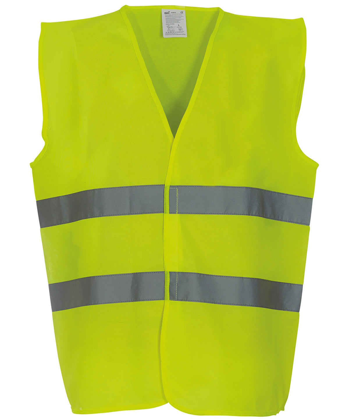 Hi-vis 2-band waistcoat (HVW102) - Yellow