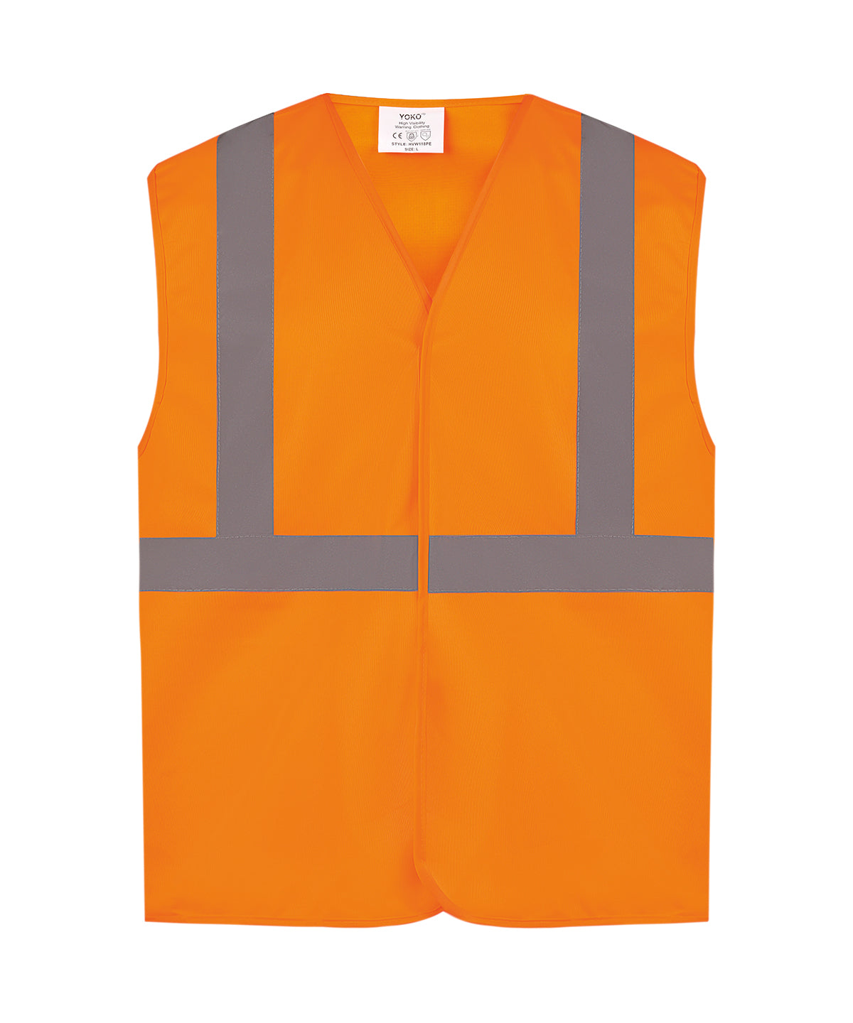 Hi-vis railway waistcoat class 2 (HVW118PE) - Orange