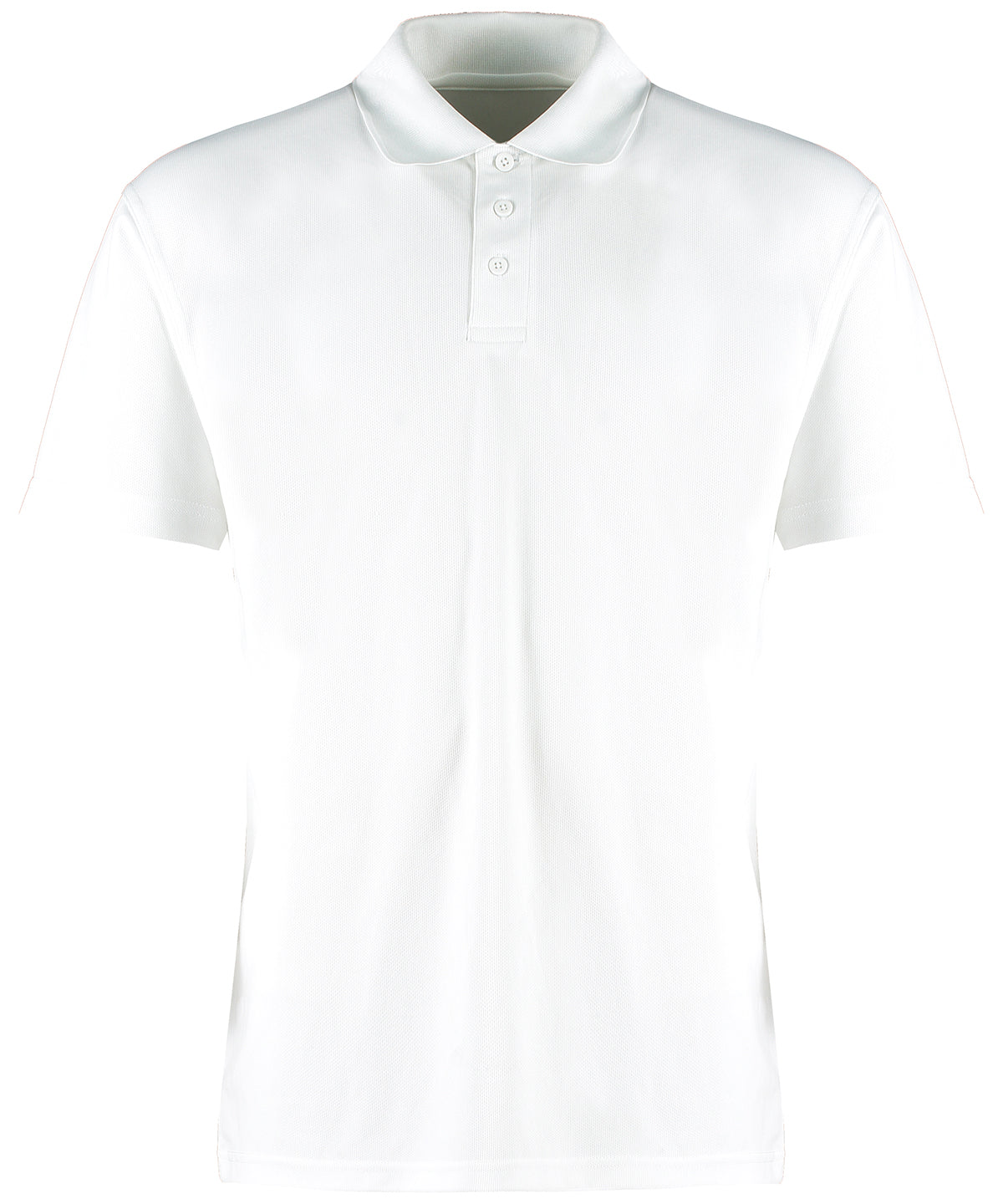 Regular fit micro mesh polo with Cooltex® plus - White
