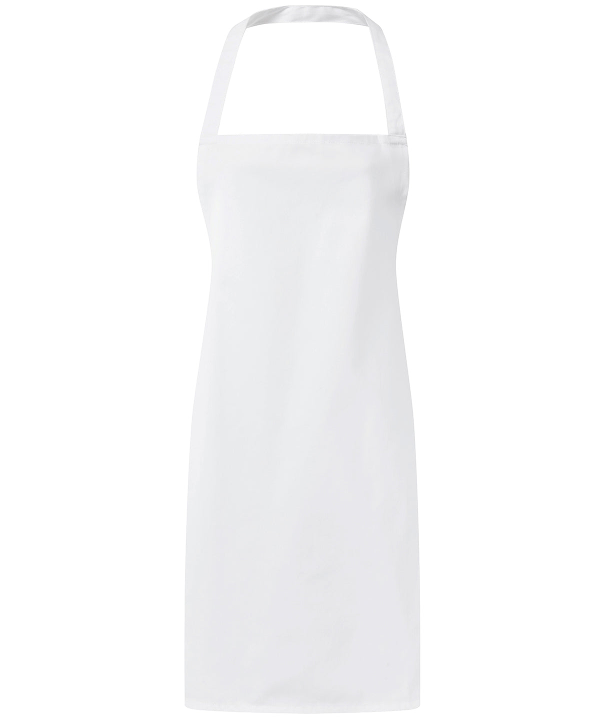 Essential bib apron - White
