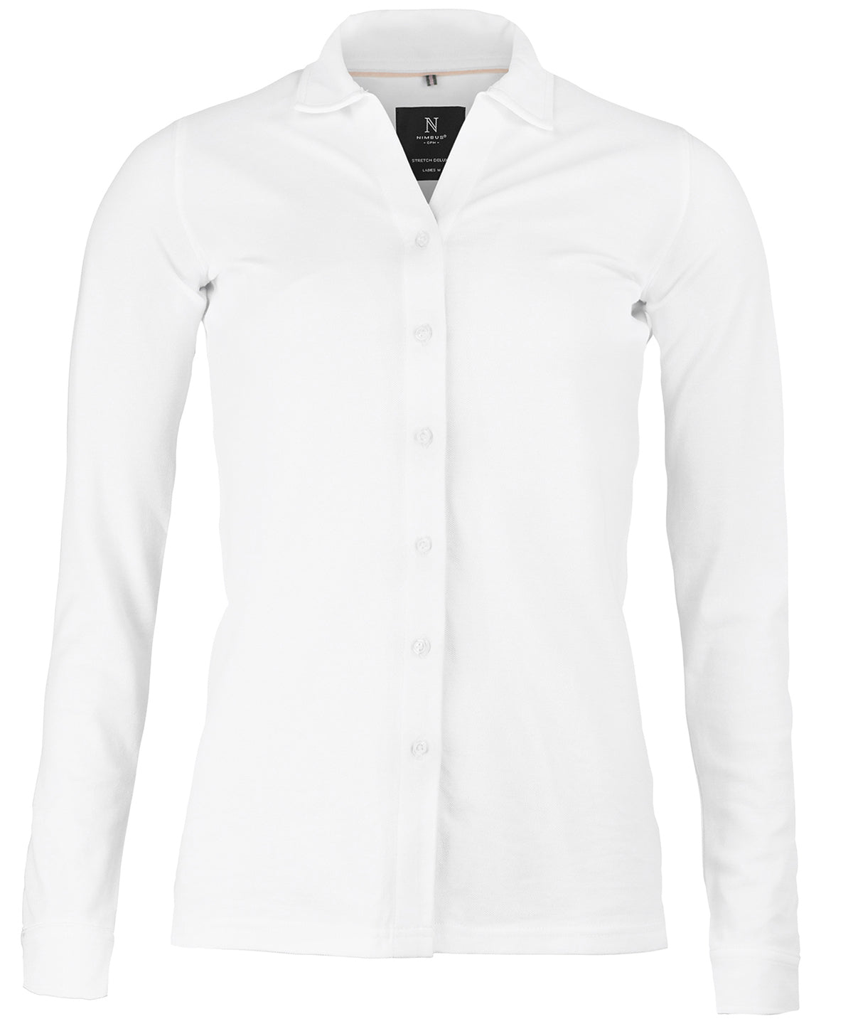 Women’s Kingston – stretch deluxe piqué shirt - White