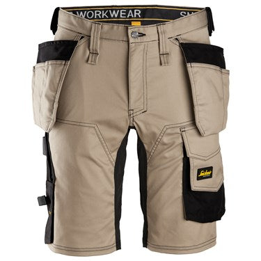 Stretch Shorts With Holster Pockets