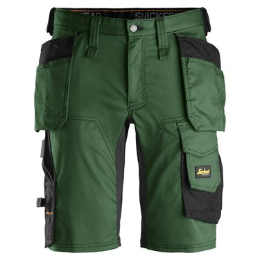 Stretch Shorts With Holster Pockets