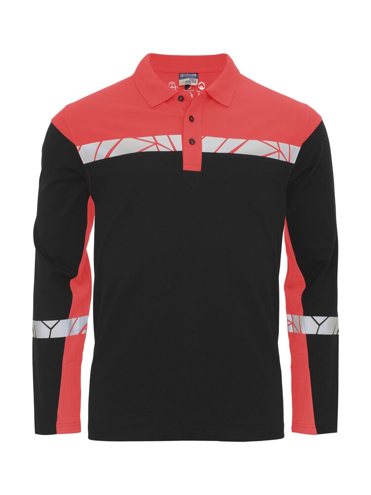 PROJOB Viz Long Sleeve Polo Shirt 7004