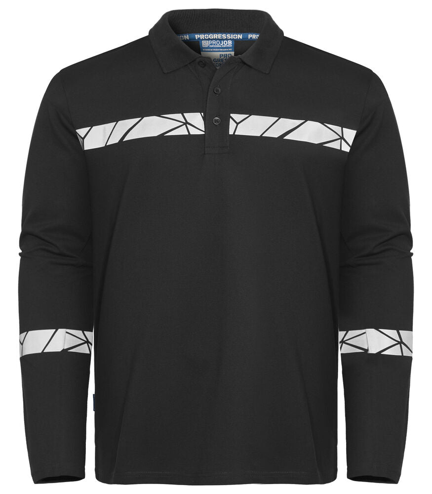 PROJOB Viz Long Sleeve Polo Shirt 7004