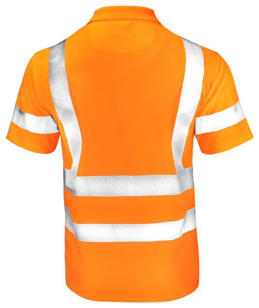 Jobman Hi-Viz Polo Shirt