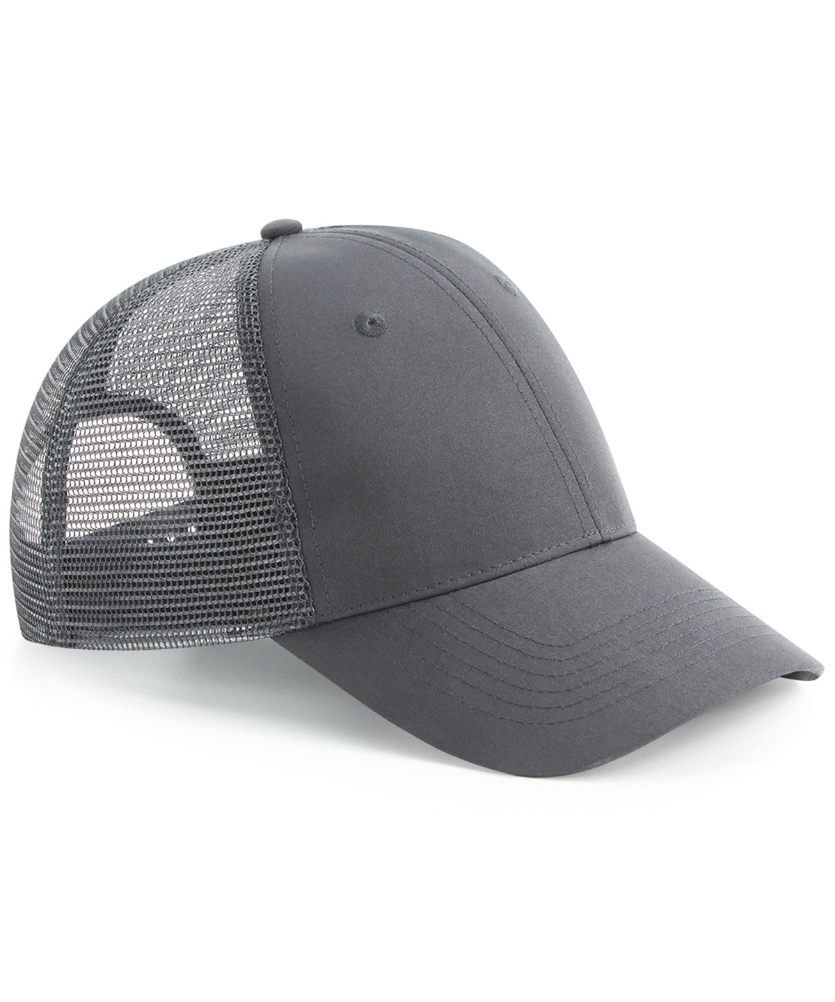 Recycled urbanwear 6-panel snapback trucker - Graphite Grey