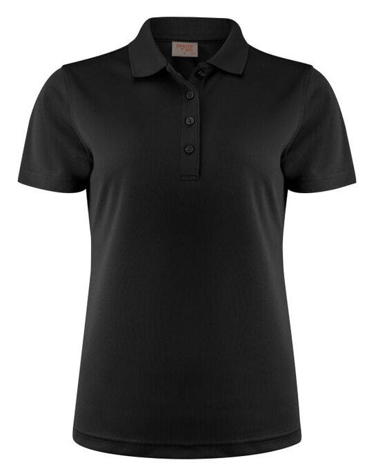 Ladies Smash Polo Shirt - Black