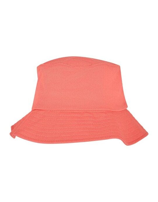 Cotton Twill Bucket Hat - Spiced Coral