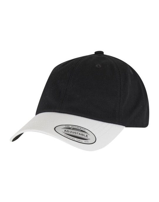 Low Profile 2-Toned Classic Cap - Black/White