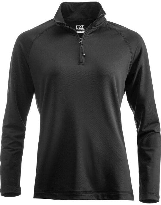 C&B Ladies Coos Bay Half Zip - Black
