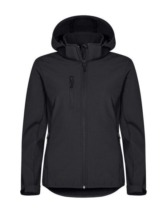 Ladies Classic Softshell Hoody - Black