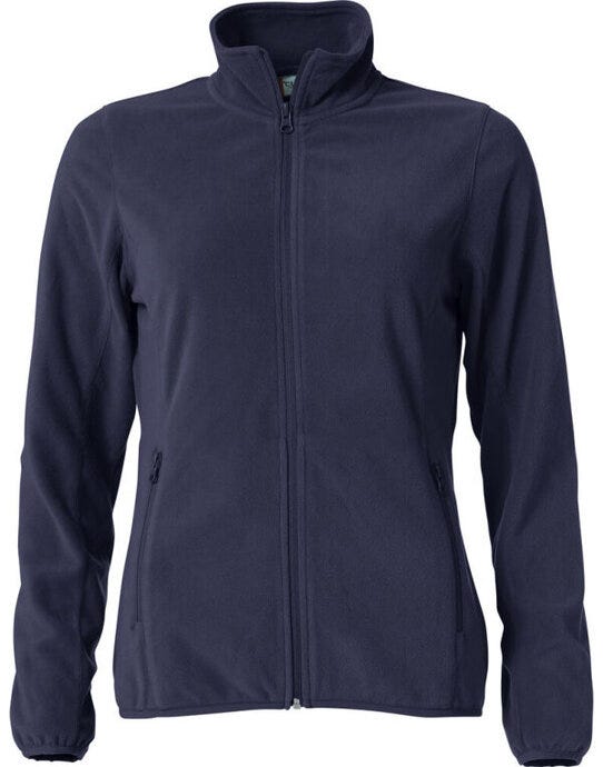Ladies Basic Micro Fleece Jacket - Dark Navy