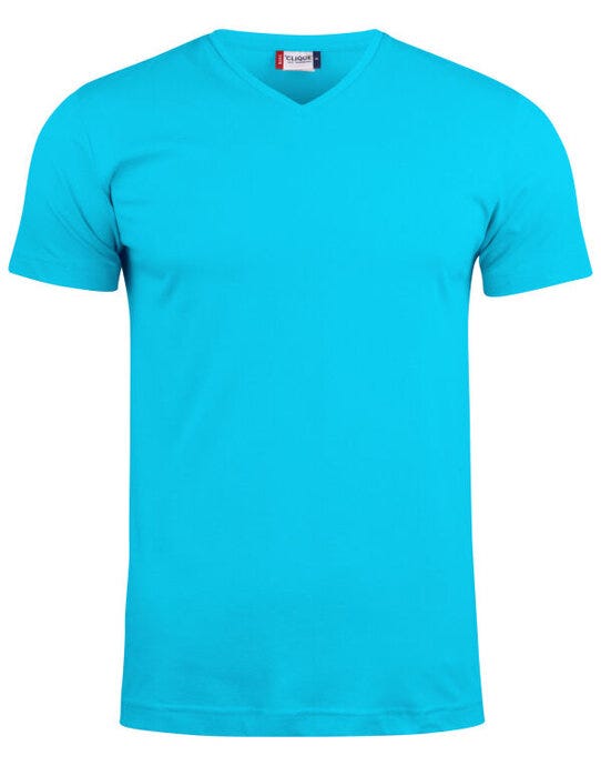 Basic-T V Neck - Turquoise