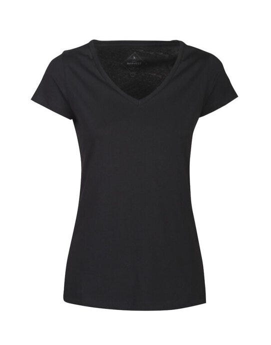 Whailford V-Neck Ladies T - Black