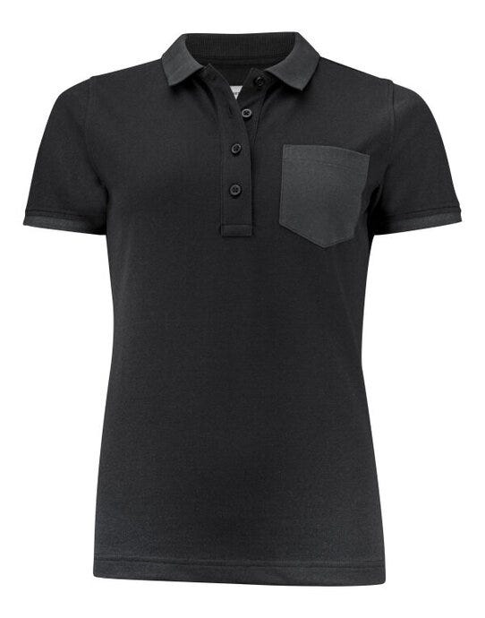 Pinedale Ladies Pique Polo - Black