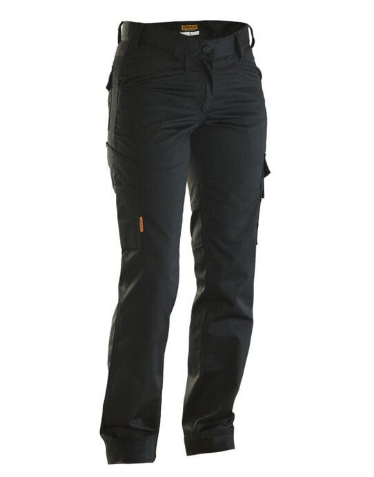 Womens Service Trousers Stretch - Black