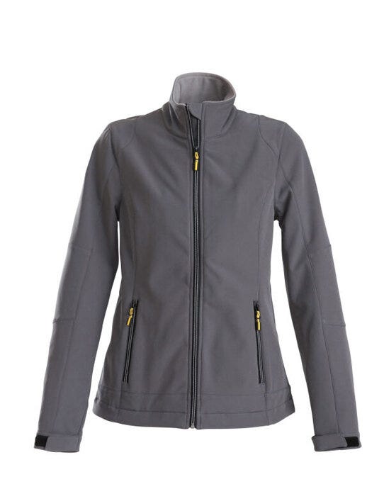 Printer Ladies Trial Softshell Jacket - Steel Grey