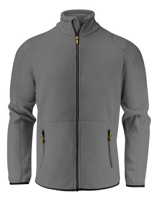 Printer Mens Speedway Fleece Jacket - Steel Grey