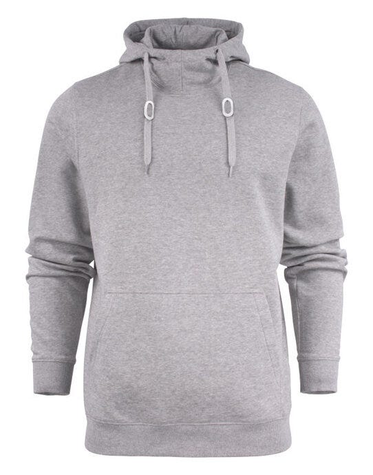 Printer Mens Fastpitch Hooded Sweater - Grey Melange