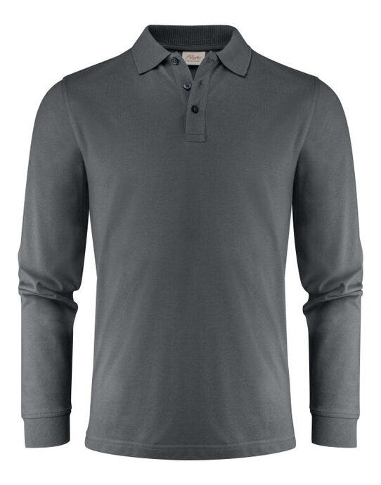 Printer Mens Surf Pro LS Polo - Steel Grey