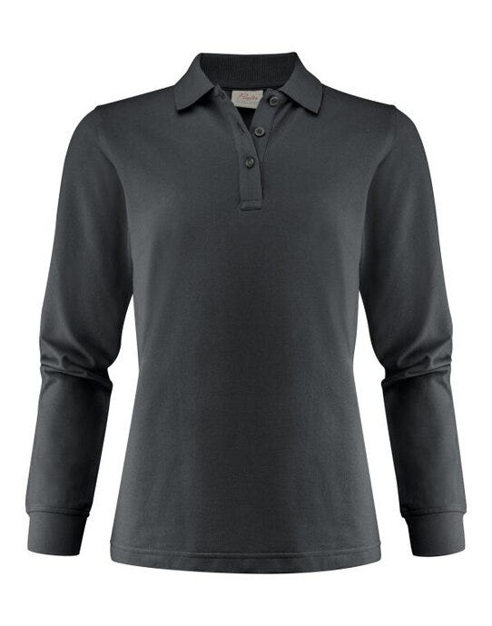 Printer Ladies Surf Pro LS Polo - Steel Grey