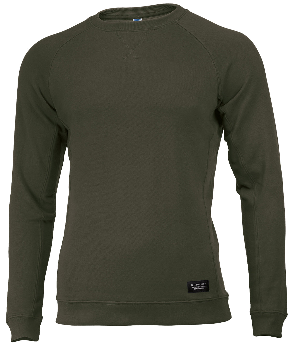 Newport – luxury lightweight crewneck - Olive
