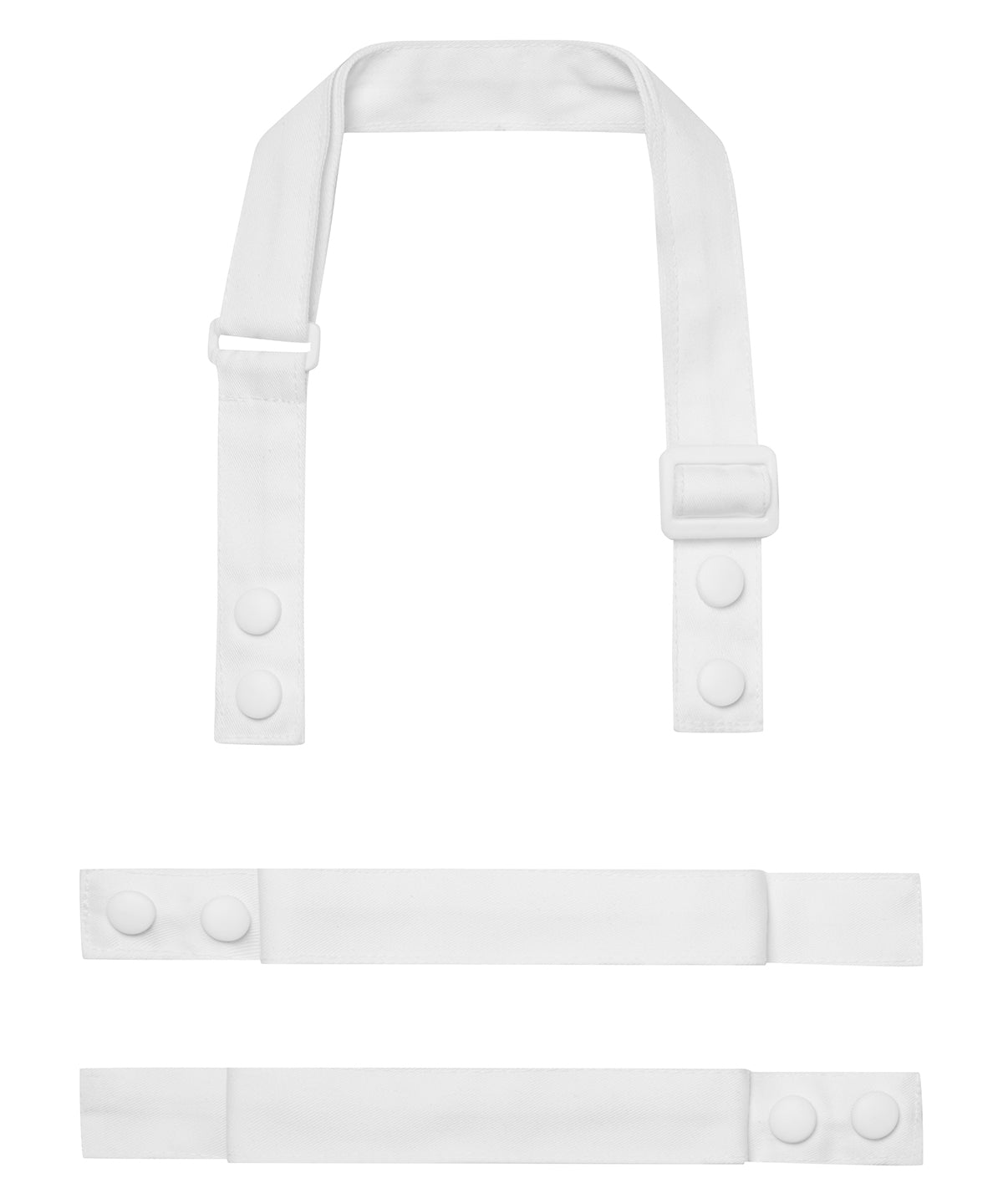 ‘Swap & Pop’ Customisable Apron – Straps - White