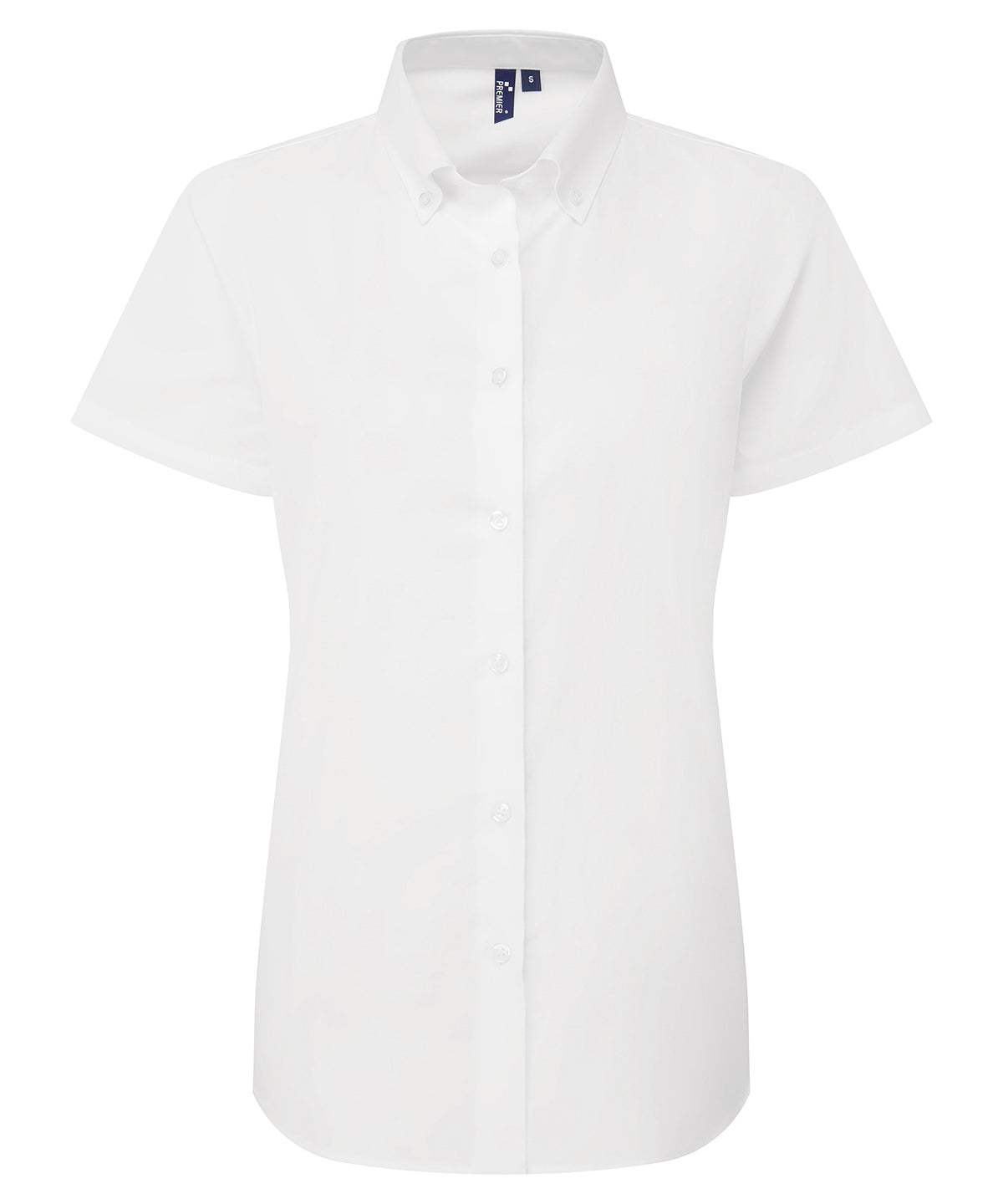 Women’s ‘Supreme’ Oxford short sleeve shirt - White