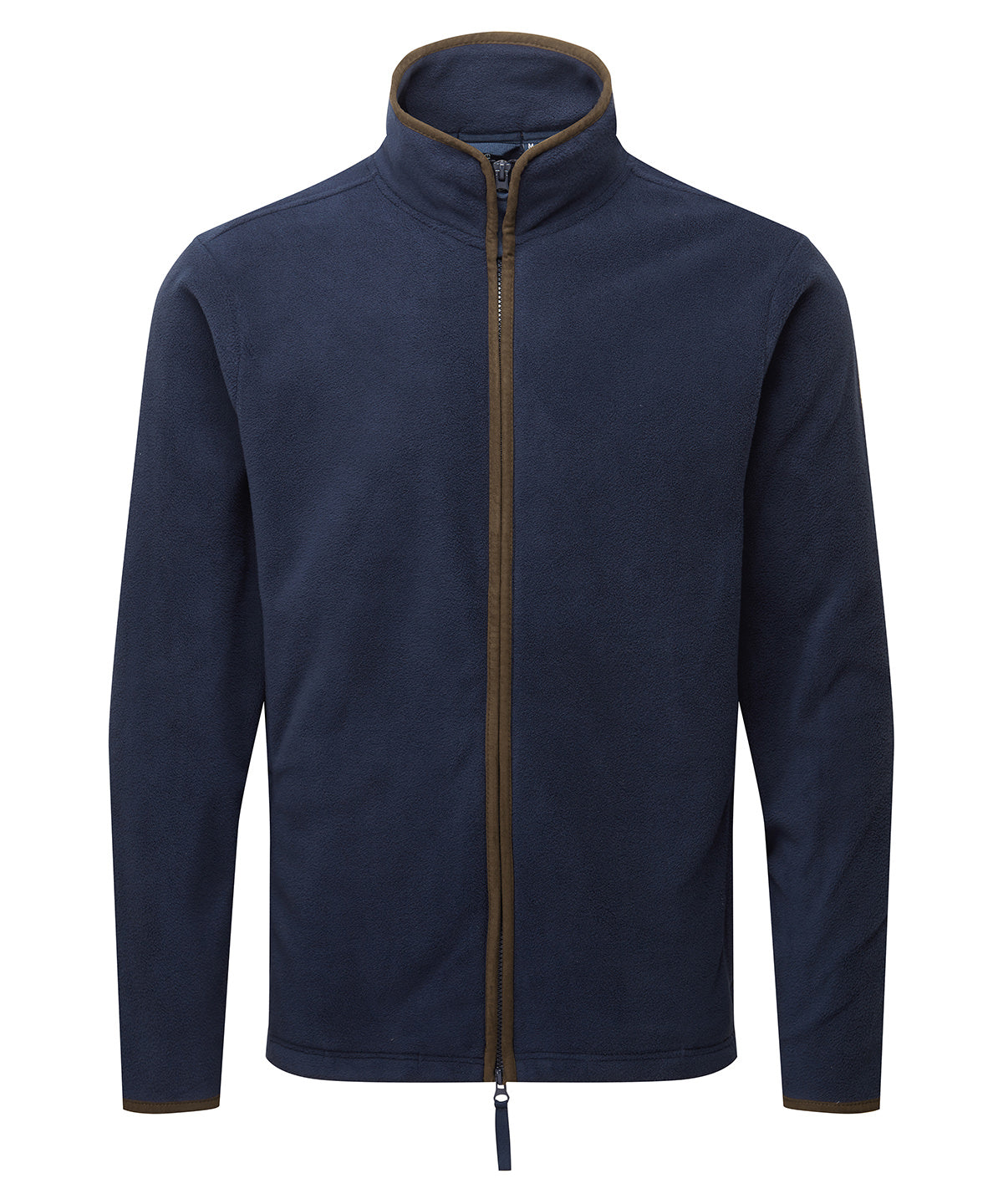 Artisan fleece jacket - Navy/Brown