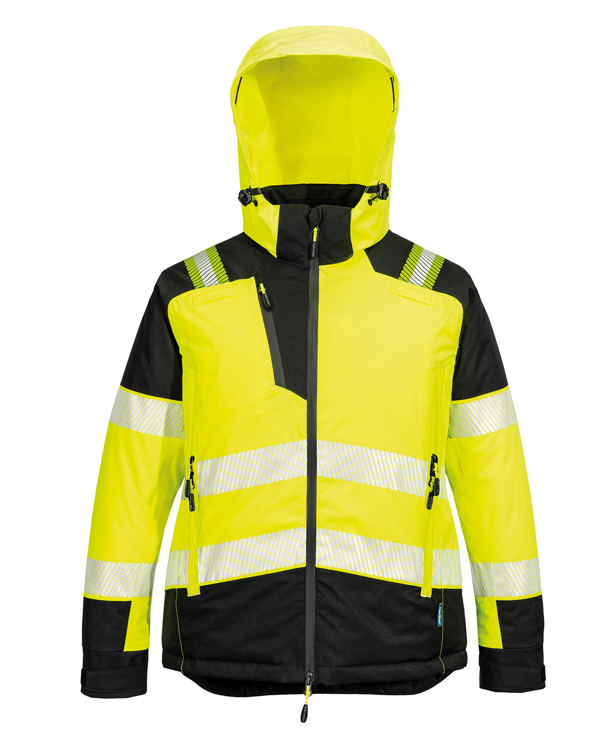 Women’s PW3 Hi-vis winter jacket (T162) - Yellow/Black