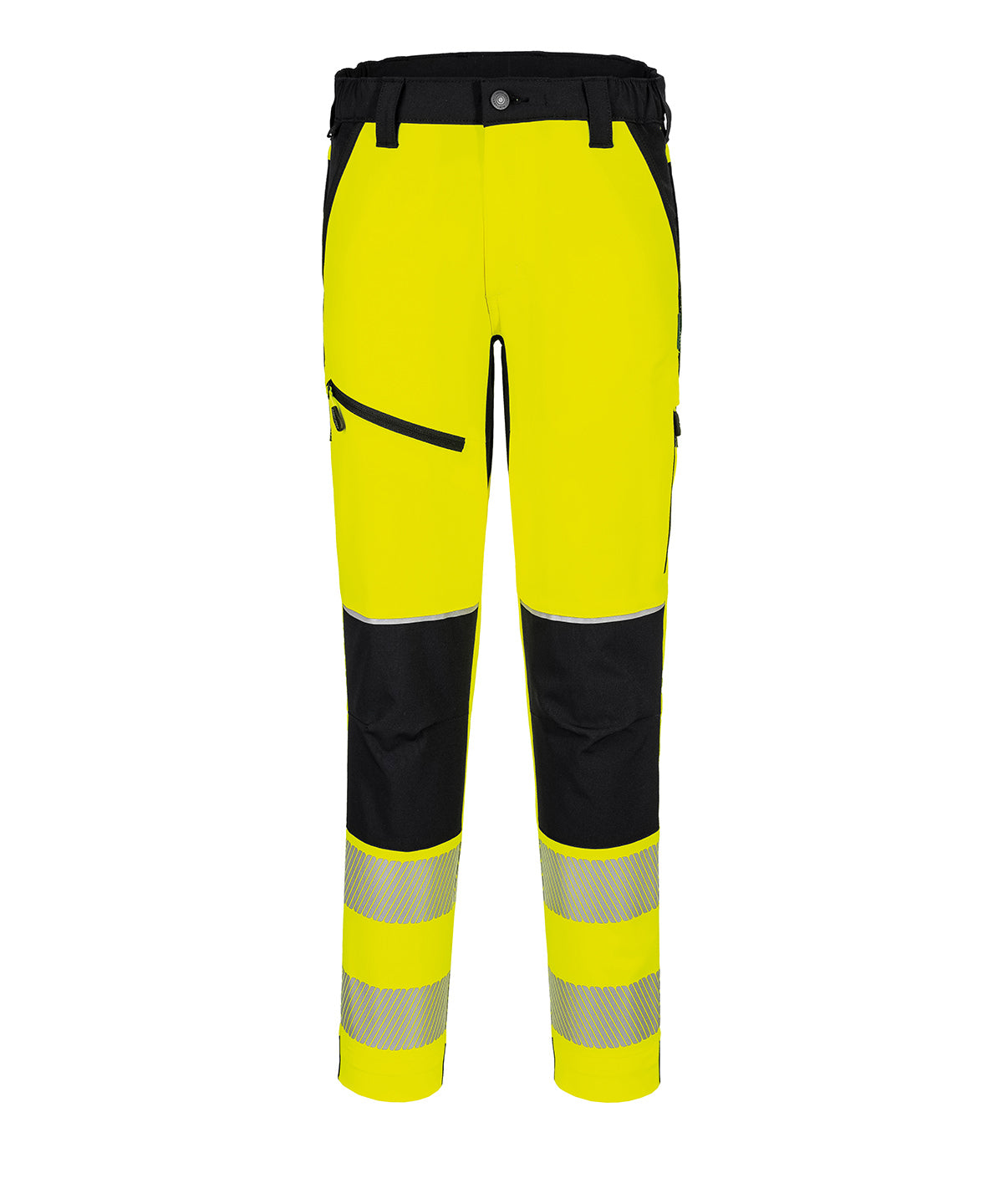 PW3 Hi-vis stretch trousers (T140) - Yellow/Black