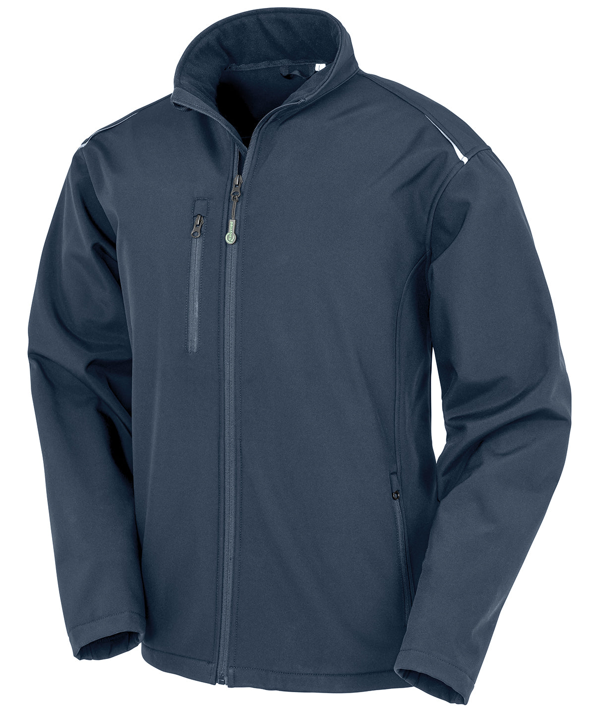 Recycled 3-layer printable softshell jacket - Navy