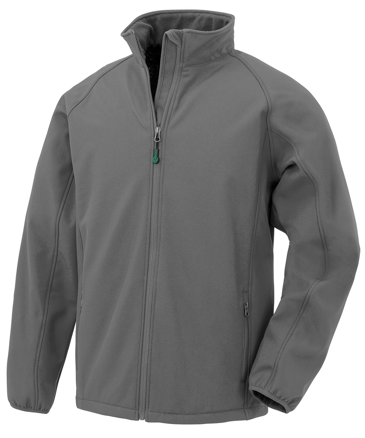 Men's recycled 2-layer printable softshell jacket - Workguard Grey